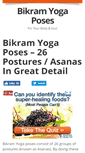 Mobile Screenshot of bikramyogaposesguide.com